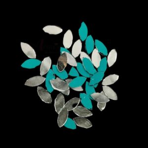 JMIRROR0001 - ARNAS 210 PCs PACK OF SMALL EYE MOTIF EMBROIDERY MIRROR | CRAFTING MIRROR (25 GM)