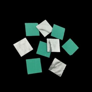 JMIRROR0005 - ARNAS 18 PCs PACK OF SMALL SQUARE MOTIF EMBROIDERY MIRROR | CRAFTING MIRROR (25 GM)