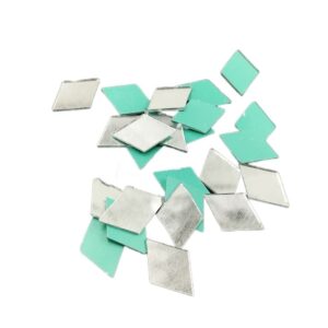 JMIRROR0010 - ARNAS 67 PCs PACK OF SMALL DIAMOND MOTIF EMBROIDERY MIRROR | CRAFTING MIRROR (25 GM)