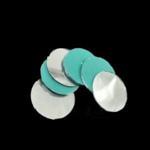 JMIRROR0012 - ARNAS 29 PCs PACK OF SMALL CIRCLE MOTIF EMBROIDERY MIRROR | CRAFTING MIRROR (25 GM)