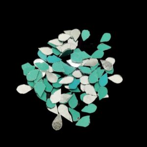 JMIRROR0002 - ARNAS 165 PCs PACK OF SMALL DROP MOTIF EMBROIDERY MIRROR | CRAFTING MIRROR (25 GM)