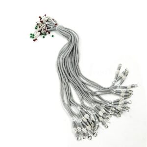 BACKDORI002 - ARNAS 12 PCs PACK OF SILVER BACK DORI | NECKLACE DORI WITH LOCK