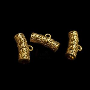 PIPEG03- ARNAS 6 PIECES PACK OF GOLDEN OXIDIZED | GERMAN SILVER CONNECTOR FOR JEWELLERY MAKING