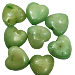 ARNAS 4 PC PACK OF PISTA GREEN HEART MOTIVE CHEMICAL BEADS