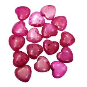 ARNAS 4 PC PACK OF OFF PINK HEART MOTIVE CHEMICAL BEADS