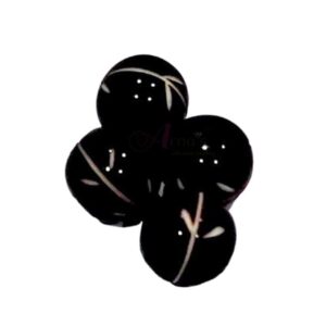 ARNAS 4 PC PACK OF BLACK SPHERICAL MOTIVE CHEMICAL BEADS
