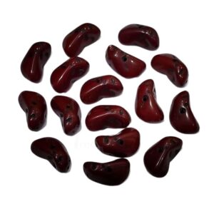 ARNAS 4 PCs PACK OF MAROON IRREGULAR STONE MOTIVE CHEMICAL BEADS