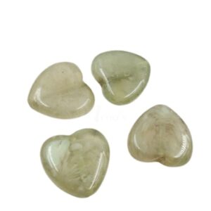 ARNAS 4 PCs PACK OF GREY HEART MOTIVE CHEMICAL BEADS