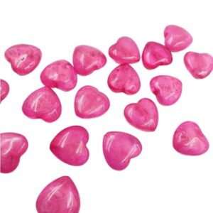 ARNAS 4 PCs PACK OF BLUSH PINK HEART MOTIVE CHEMICAL BEADS