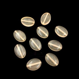 ARNAS 10 PCs PACK OF BEIGE GEOMETRIC MOTIVE CHEMICAL BEADS
