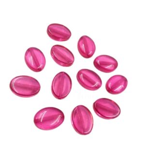 ARNAS 10 PCs PACK OF PINK GEOMETRIC MOTIVE CHEMICAL BEADS