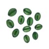 ARNAS 10 PCs PACK OF GREEN GEOMETRIC MOTIVE CHEMICAL BEADS