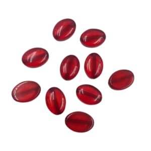 ARNAS 10 PCs PACK OF RED GEOMETRIC MOTIVE CHEMICAL BEADS