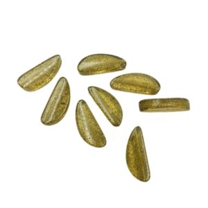 ARNAS 4 PCs PACK OF PALE YELLOW GEOMETRIC MOTIVE CHEMICAL BEADS