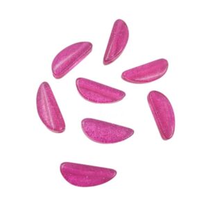 ARNAS 4 PCs PACK OF PINK GEOMETRIC MOTIVE CHEMICAL BEADS