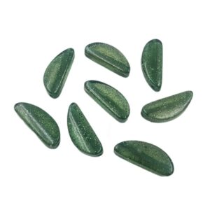 ARNAS 4 PCs PACK OF GREEN GEOMETRIC MOTIVE CHEMICAL BEADS