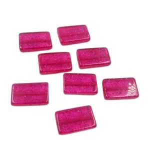 ARNAS 6 PCs PACK OF PINK GEOMETRIC MOTIVE CHEMICAL BEADS