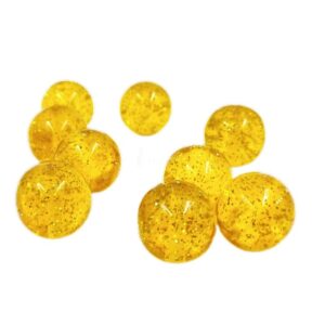 ARNAS 9 PCs PACK OF 17 MM YELLOW SPHERE MOTIVE CHEMICAL BEADS