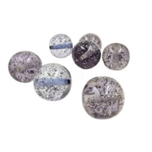 ARNAS 9 PCs PACK OF 17 MM DARK GREY SPHERE MOTIVE CHEMICAL BEADS