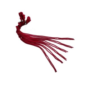 REGULARDORI49 - 6 PCS PACK OF MAGENTA HANDMADE ADJUSTABLE COTTON NECKLACE TWISTED SIMPLE DORI, BACK TWISTED SIMPLE ROPE CORD FOR JEWELLERY MAKING