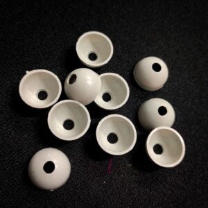 BASE0008- ARNAS 5 PAIR PACK OF 20 X 11 MM ROUND PLASTIC JHUMKA BASE FOR SILK THREAD JEWELLERY MAKING