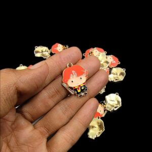ECHARMS0179 - ARNAS 2 PCS PACK OF CARTOON CHARMS FOR JEWELLERY | BRACELETE | RAKHI MAKING