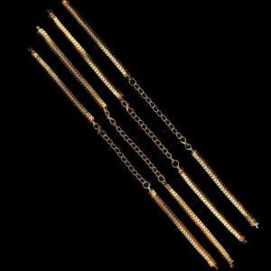 CHAIN0026 – ARNAS GOLDEN THICK GERMAN SILVER CHAIN (50 GM)