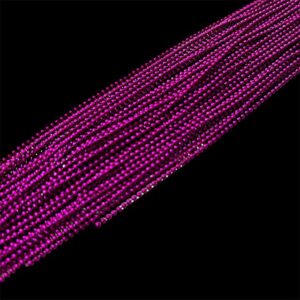 ARNA’S 2 METER MAGENTA BALL CHAIN FOR JEWELLERY MAKING | CRAFT WORK | ARI WORK
