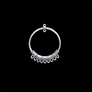 OXIS0347– ARNA'S 4 PCS PACK OF SILVER PLATED DESIGNER  GERMAN SILVER PENDANT