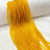 RGLASS0088- 1 STRAND YELLOW 4MM ROUND GLASS BEADS FOR JEWELLERY MAKING